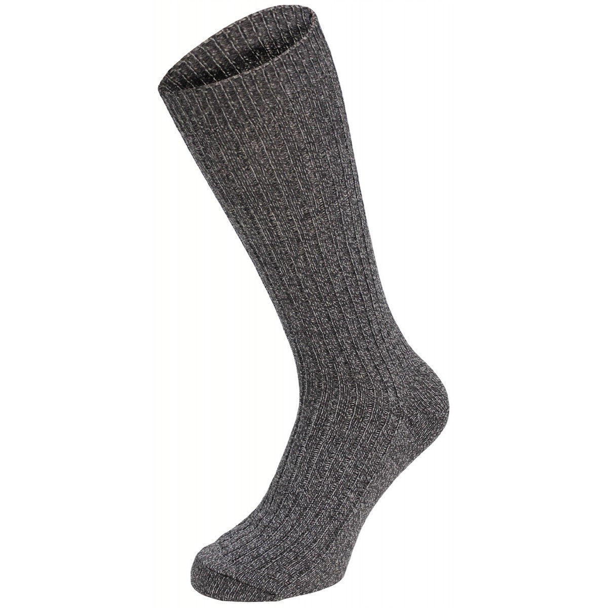 Bundeswehrsocken Stiefelsocken Keilferse Grau