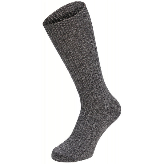 Bundeswehrsocken  Stiefelsocken Keilferse Grau