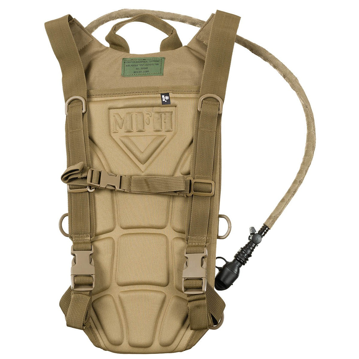 Trinkrucksack mit TPU-Beutel "Extreme" 2,5 l Coyote Tan