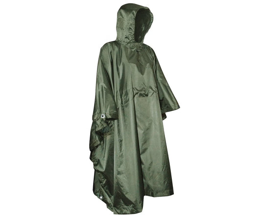 Poncho RipStop Oliv