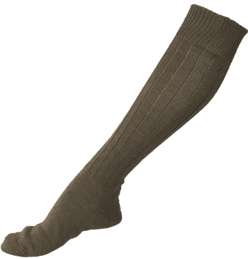 Bundeswehr Stiefelsocken mit Frotteesohle Olive