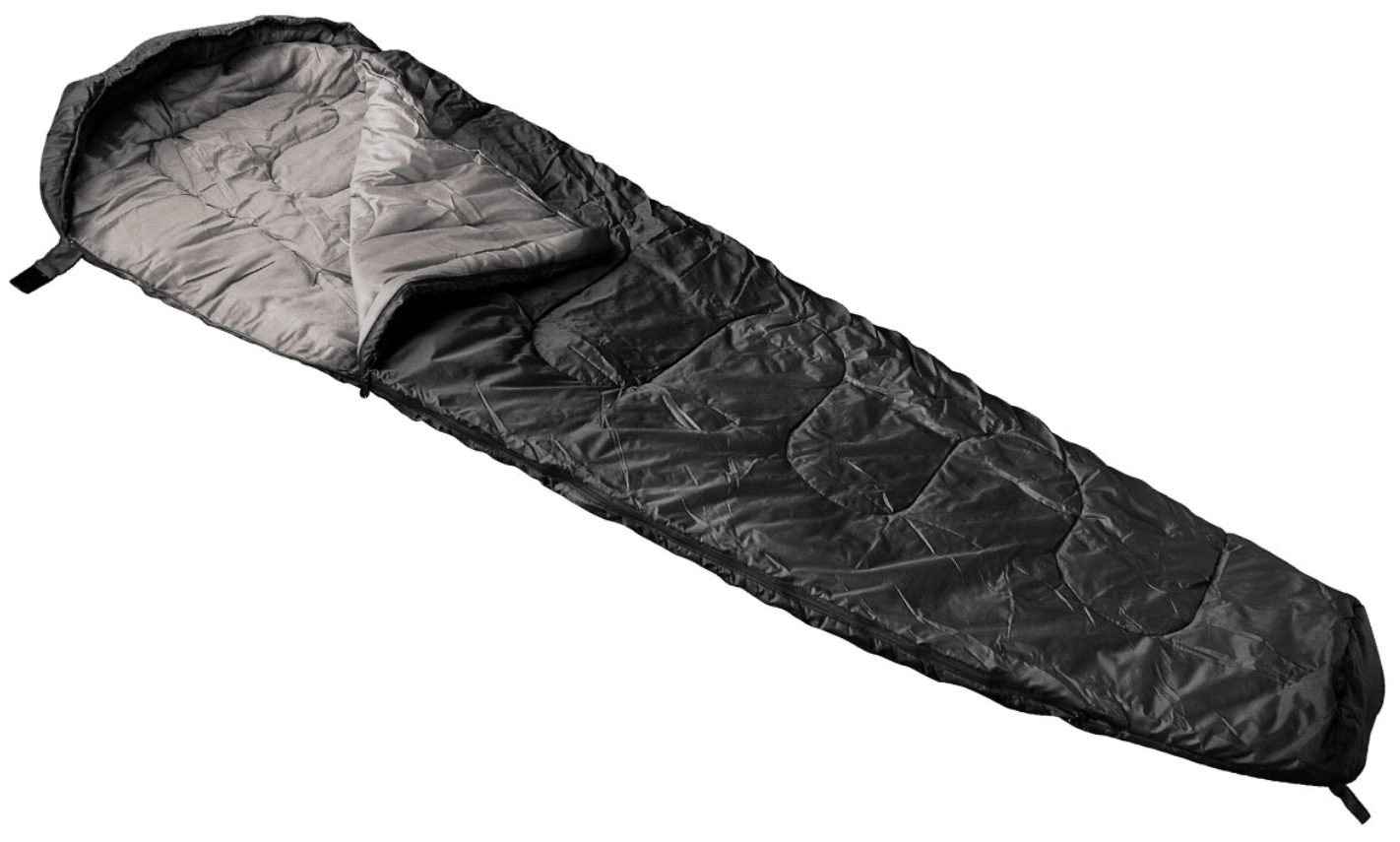 Mumien Schlafsack Schwarz