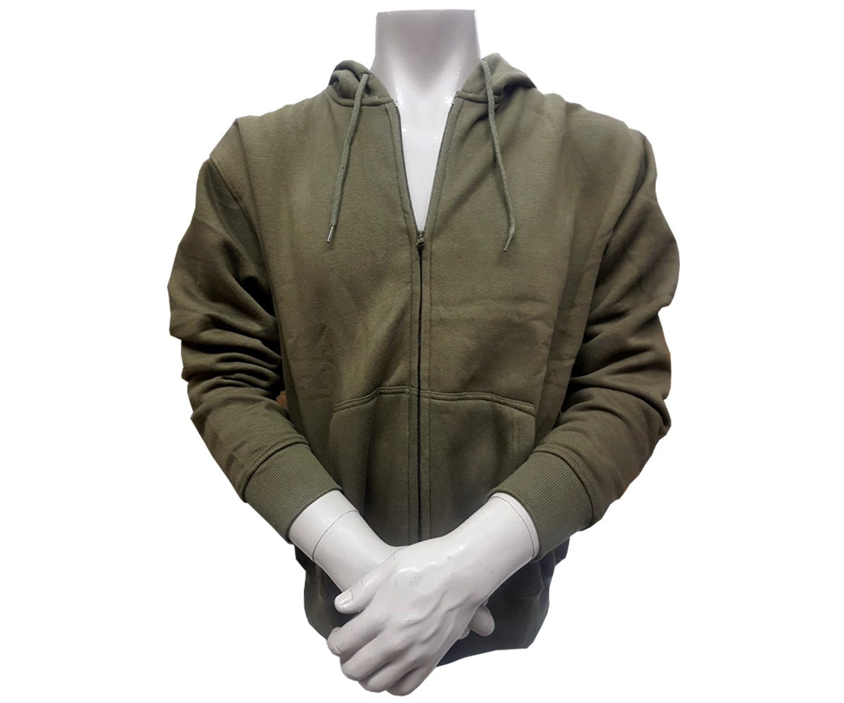 Kapuzen Sweat Jacke Oliv "Commando Industries"