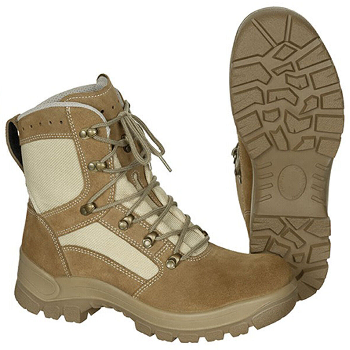 Original Bundeswehr Kampfstiefel Haix Goretex Khaki (Heiß/Trocken)