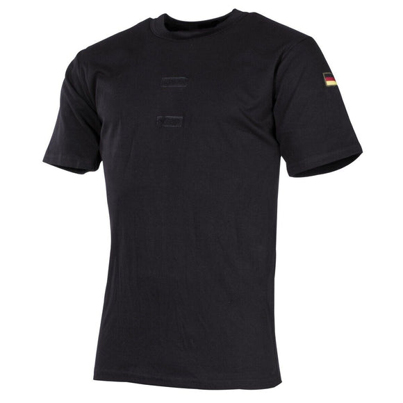 Bundeswehr Tropen T-Shirt mit Abzeichen Schwarz