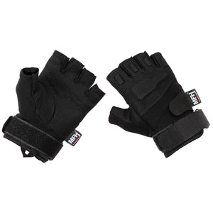 Tactical Handschuhe "Protect" ohne Finger, schwarz