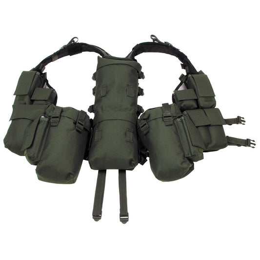 Tactical Weste div. Taschen Oliv "MFH"