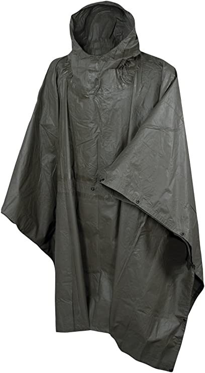 Original Bundeswehr Poncho Oliv Gebr.