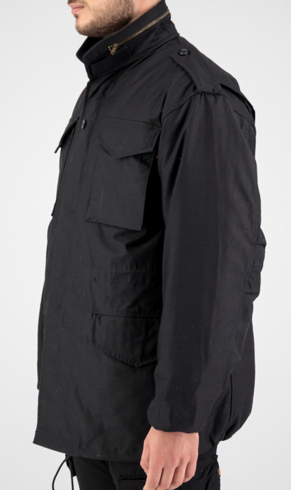 Military Jacket Alpha Industries M65 Schwarz Alpha Industries