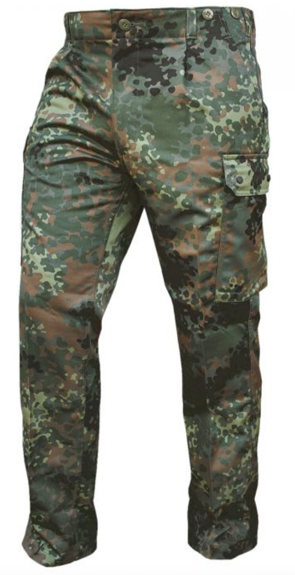 Bundeswehr Feldhose mit Reißverschluss Flecktarn - Leo Köhler