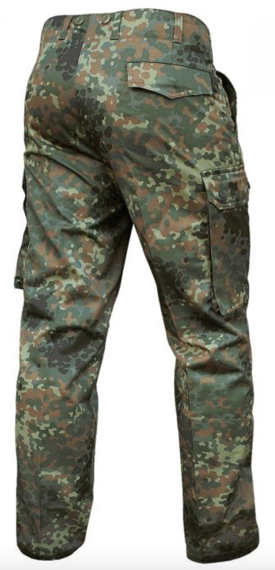 Bundeswehr Feldhose mit Reißverschluss Flecktarn - Leo Köhler