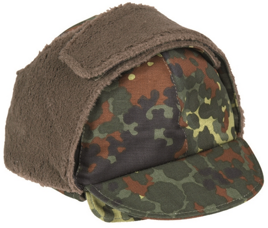 Original Bundeswehr Wintermütze Flecktarn "Gebr."