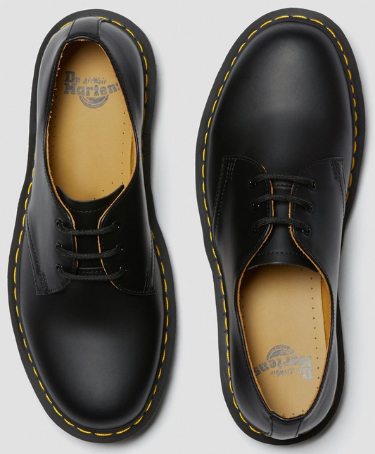 Dr. Martens Glattleder Schuhe "1461-Schwarz"