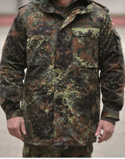 Bundeswehr Feldjacke mit Unterziehjacke Flecktarn